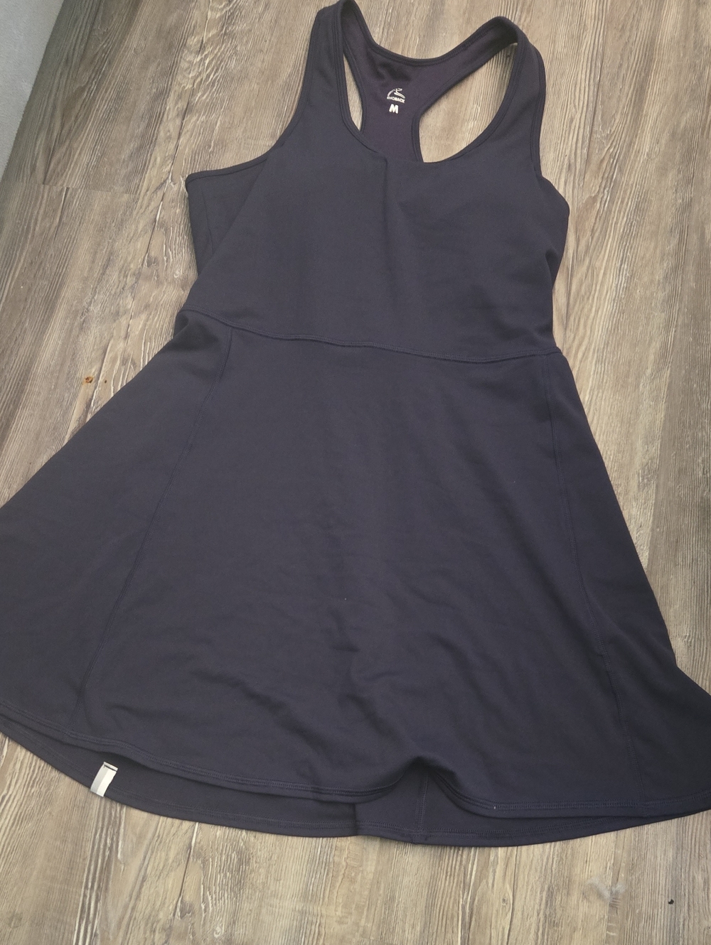 Rhoback Navy Racerback A-Line Mini Dress